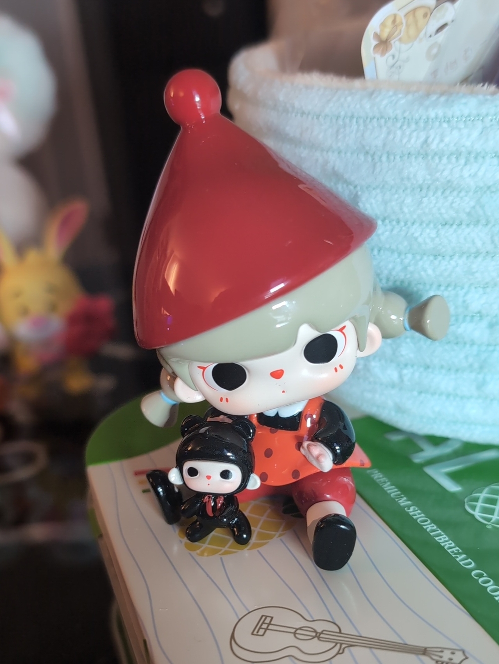 ✨Buy 2 Get 1 FREE✨Tutu Bear Collectible Figure W/ Magnetic Mini Toy Monkey